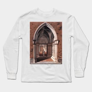 Gothic portal art with woman Long Sleeve T-Shirt